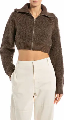 Produktbild von Replay Dk3906.000.g23904 Vollreißverschluss Pullover Braun S Damen Braun S