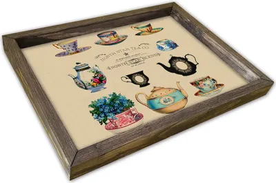 Produktbild von Evila Originals, AT- TRX0207, Bunt, Serviertabletts, Gemälde: 100% MDF (Dicke: 2