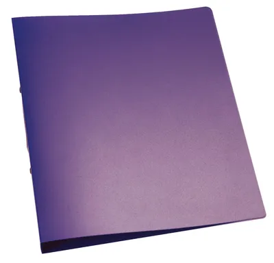 Obrázok produktu pre Q-Connect® KF02486 Krúžkový viazač priehľadný - A4, 2-krúžkový, Ø krúžku 25 mm, fialovo-priehľadný