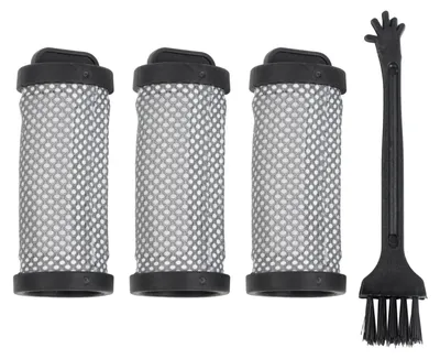 HEPA-Filter 3er-Pack + Bürste, waschbar, für Matratzenstaubsauger