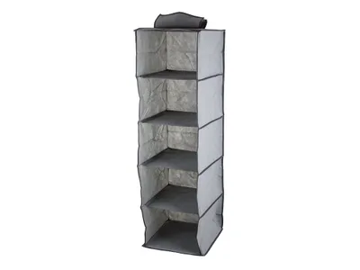 Produktbild von Verk 01327 Hängeorganizer mit 5 Ablagen 100x30x30cm - grau