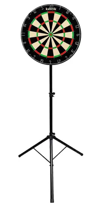 Produktbild von Keltik Ravencore Dartscheibe Dartboard Set mit Dartständer