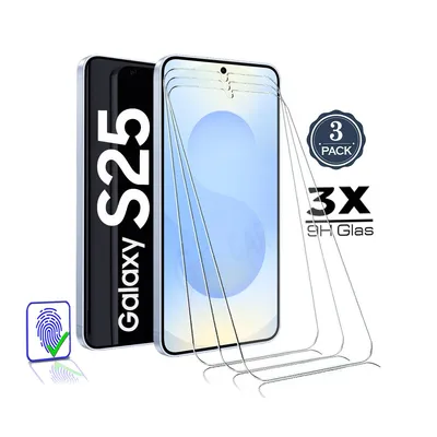 Produktbild von 3X Für Samsung Galaxy S25 5G Panzerglas Glasfolie Display Schutz Folie Glas 9H Hart Echt Glas Displayschutzfolie 3 Stück