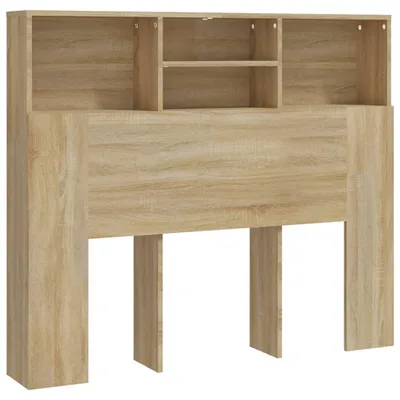 Immagine prodotto di vidaXL Testiera letto con ripiani in rovere Sonoma 120x19x103,5 cm