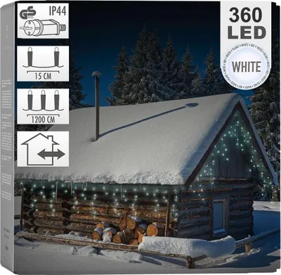 Obrázek produktu pro Řetězec světel s 360 LED světly pro vnitřní/venkovní vánoční výzdobu