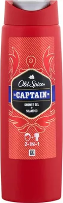 Imagen del producto de Gel de ducha y champú Old Spice Captain para hombres, 200 ml