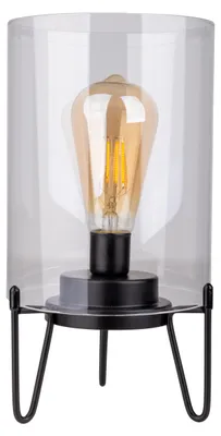 Produktbild von Light & More Akku LED-Tischleuchte Lonna 28,5 cm Ø 15 cm Glas