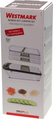 Obrázok produktu pre Westmark 1435, Čierna, Priehľadná, Plast, Nerezová oceľ, Vodorovný, 250 mm, 95 mm, 85 mm
