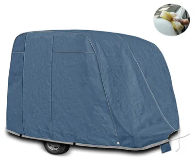 Produktbild von Vollgarage mit Baumwoll-Innenschicht passend für Wohnwagen Campingwagen Wohnanhänger Campin Z5588535