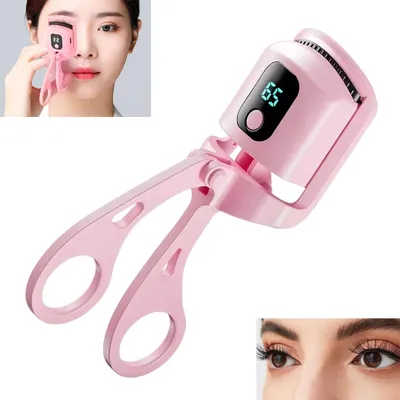 Produktbild von Beheizte Wimpernzange, Beheizter Wimpernformer, wiederaufladbarer elektrischer Wimpernformer mit LED-Anzeige, 3 Heizstufen, sicherer Wimpernformer