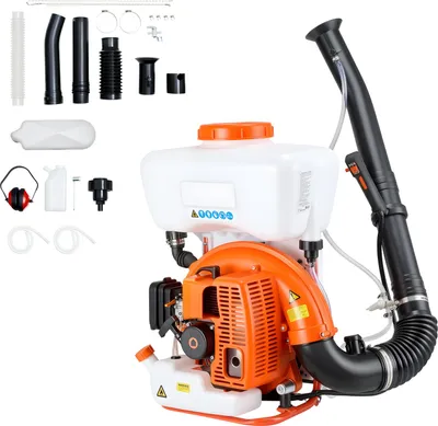 Produktbild von SucceBuy Rucksack-Nebelsprühgerät mit 63 cc und 3 PS Motor, benzinbetriebenes Sprühgerät mit 16 L Tank, geeignet für Pulver- und Flüssigkeitsanwendungen, ideal für Gartenpflege, Landwirtschaft und Gewächshäuser