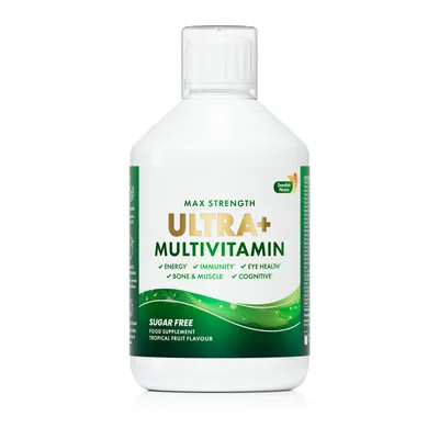Imagen del producto de Swedish Nutra Ultra+ Multivitamínico – Multivitamínico líquido con 126 ingredientes activos – Máxima potencia
