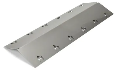 Produktbild von Edelstahl Brennerabdeckung - 435x160mm - extra stark 1,5mm - passend für viele Grills