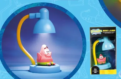 Produktbild von Sponge Bob - Patrick - Ładowalna Mini Lampa Biurkowa - 15 Cm