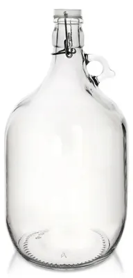 Productafbeelding van Glazen fles - Voorraadfles - 5 liter - Glas - Met schroefdop