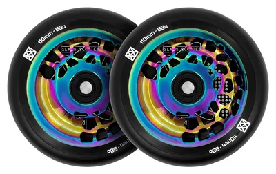Image de Roues de trottinette stunt Slamm Neochrome 110 mm Split Core, lot de 2