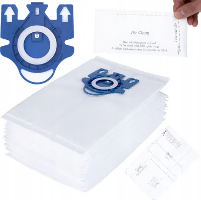 Productafbeelding van Stofzuigerzak Vervanging Set – 24 Stuks, 4 Filters In- & Uitlaat | Microvezel 99,9% | Compatibel met Stofzuiger Miele, Hoover