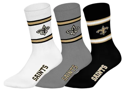 Produktbild von New Orleans Saints 3pk Crew Socks