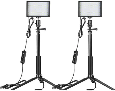 Produktbild von Neewer Fotoleuchten-Set, 66/66 LED, 2x 10W