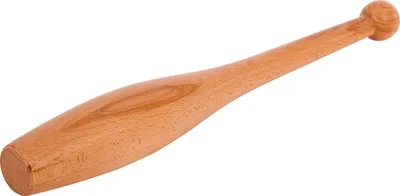 Produktbild von Turnkeule aus Hartholz, Jonglierkeule, Gymnastikkeule, 40 cm