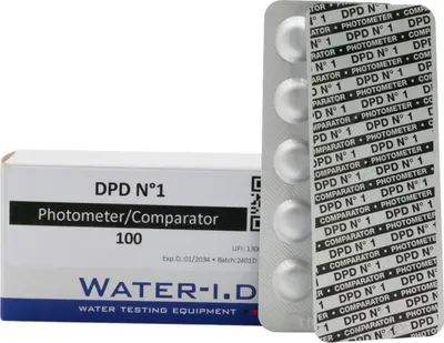 Produktbild von Astralpool 50 Tabletten DPD N°1 Photometer (freies Chlor) Poollab