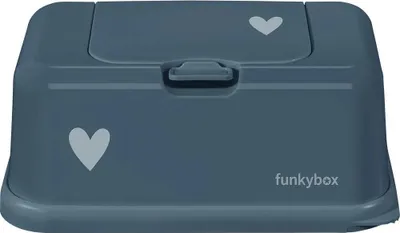 Zdjęcie produktu dla Dozownik chusteczek nawilżanych Funkybox Heart – przezroczysty Dla dzieci – przezroczysty – jeden rozmiar
