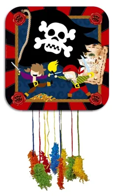 Produktbild von Pinata Piratenpapier – Animation Geburtstag – Kindergeburtstag