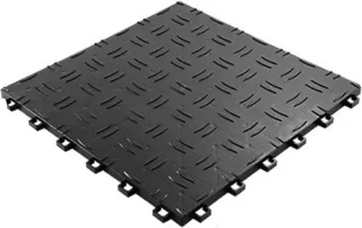 Produktbild von Famanu Garagetegels PVC Klickfliesen - Graphit - 30x30cm - 25 Stück