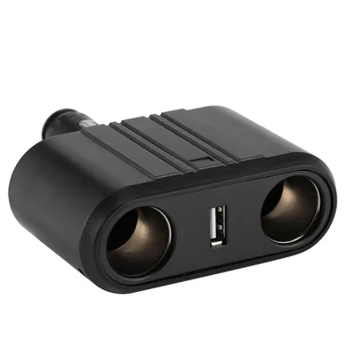 Obrázok produktu pre USB nabíjačka do auta, zásuvka cigaretového zapaľovača, zásuvka cigaretového zapaľovača, rozdeľovač nabíjačky do auta, rýchlonabíjačka USB do auta