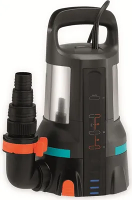 Produktbild von Gardena 9036-20, Schwerkraftpumpe, 750 W, AC, 0,9 bar, 17000 l/h, Schwarz, Silber