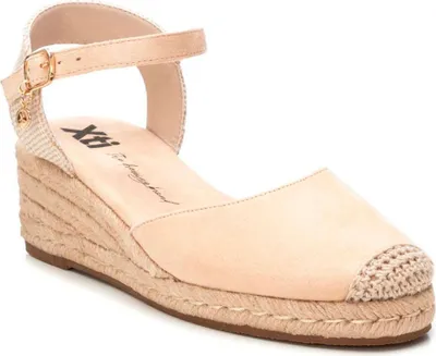 Immagine prodotto di Xti 144104 Espadrillas con zeppa in pelle scamosciata Beige EU 38 Donna Beige EU 38