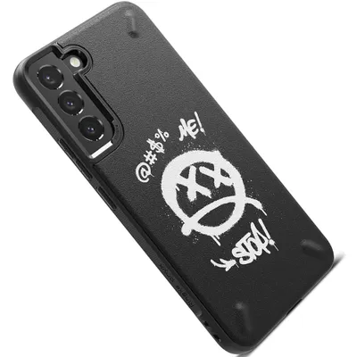 Obrázek produktu pro Ringke Onyx Design pouzdro pro Samsunga Galaxy S22+ Plus, černé graffiti