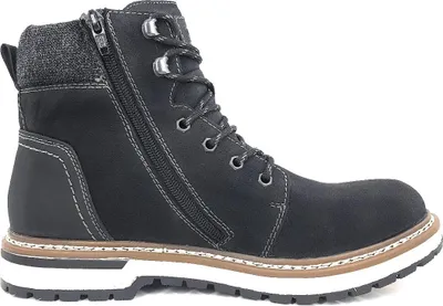 Imagen del producto de Zapatos de hombre Rieker, botas con forro cálido, color negro, para uso casual