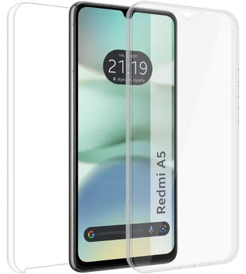 Image de Coque pour Xiaomi Redmi A5 - Coque Intégrale Protection 360 Antichoc Transparent Silicone+PC