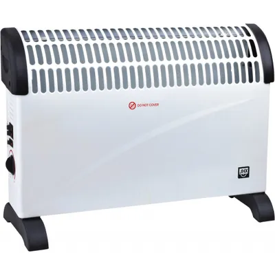 Zdjęcie produktu dla SHE SHX08TKV2000, Elektryczny grzejnik konwektorowy, Wewnętrzna, Podłoga, Czarny, Biały, Przyciski, Obrotowy, 2000 W
