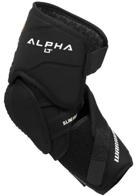 Zdjęcie produktu dla Warrior Alpha Lt Senior – ochraniacze na łokcie do hokeja, czarny, rozmiar L