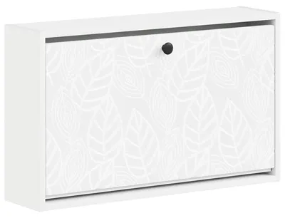 Image de vidaXL Armoire à chaussures murale DELFT, 71 x 17 x 43 cm, en panneaux de fibres de bois