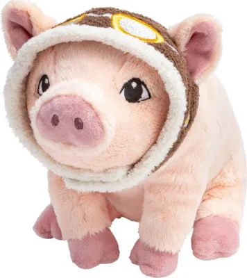 Produktbild von Adrian & Wimmelbuchverlag GmbH Vielleicht Plüschschwein von Kobi Yamada, Plüschschwein mit Fliegerbr