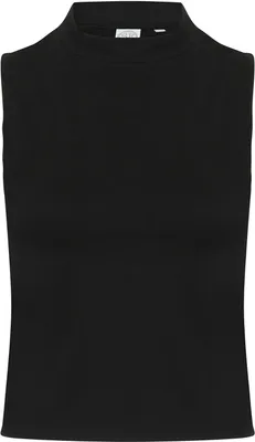 Immagine prodotto di SF - Top senza maniche a taglio alto da donna PC6037 (L) (Nero)
