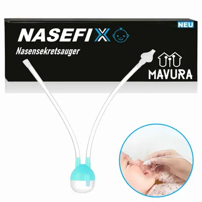 Produktbild von NASEFIX Baby Nasensauger Nasensekretsauger Nasenreiniger Nasenschleim Sanft
