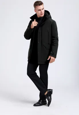Produktbild von Herren winterjacke, winterjacke herren, parka herren winter, winterjacke, mit 125-146g Gänsedaunen Winddicht mit Kapuze XXL