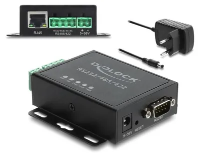 Productafbeelding van Delock Ethernet LAN-converter naar RS-232/RS-485/RS-422