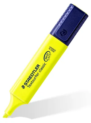 Zdjęcie produktu dla Staedtler 364-1, 1 szt., Żółty, Końcówka ścięta, Żółty, Polipropylen (PP), 1 mm