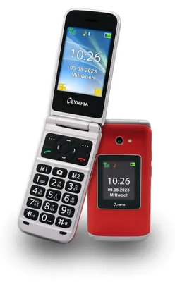 Produktbild von Olympia VITUS 4G, Klapphandy, 7,11 cm (2.8"), Bluetooth, Rot