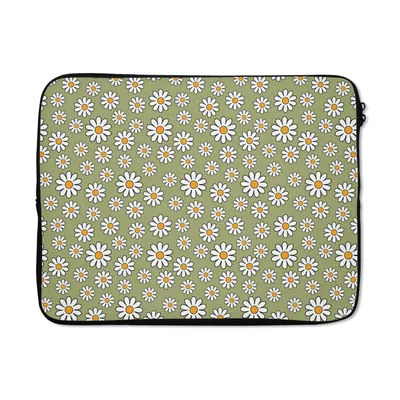 Obrázek produktu pro Pouzdro na notebook 17 palců Vintage - Vzory - Sedmikrásky Brašna na notebook