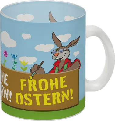 Produktbild von Frohe Ostern! Glas Tasse