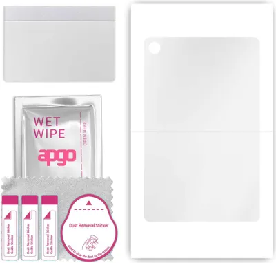 Produktbild von apgo Rückseite Schutzfolie, klar, kompatibel mit Oppo Pad Air, Hinten Hydrogel-Displayschutzfolie mit Positionierhilfe, kratzfest, einfache Montage