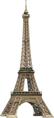 Image de Aue-Verlag : Tour Eiffel, kit de modélisme, dimensions : 40 x 40 x 106 cm