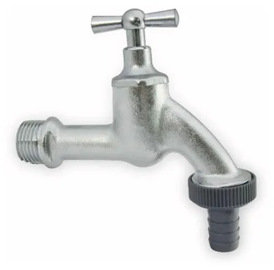 Produktbild von Auslaufventil 1/2", mit Schlauchanschluss