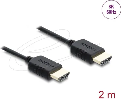 Immagine prodotto di Cavo coassiale HDMI 8K 60Hz 48Gbps con guaina intrecciata 2m